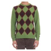 Klassieke Diamond Sweaters Ballantyne , Green , Heren