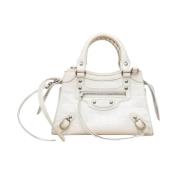 Pre-owned Leather balenciaga-bags Balenciaga Vintage , White , Dames