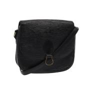 Pre-owned Leather louis-vuitton-bags Louis Vuitton Vintage , Black , D...