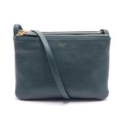 Pre-owned Leather celine-bags Celine Vintage , Green , Dames