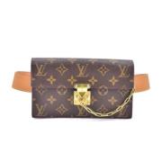 Pre-owned Canvas louis-vuitton-bags Louis Vuitton Vintage , Brown , Da...