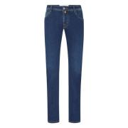 Denim Jeans Nick Leren Label Jacob Cohën , Blue , Heren