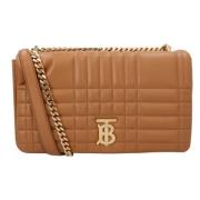 Leather crossbody-bags Burberry , Brown , Dames