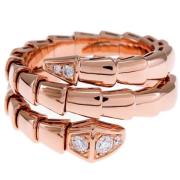 Pre-owned Rose Gold rings Bvlgari Vintage , Pink , Dames