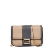 Pre-owned Leather crossbody-bags Fendi Vintage , Brown , Dames