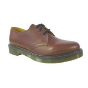 Gladde Bordo Schoenen Dr. Martens , Red , Heren