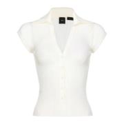 Witte Polo T-shirts en Polos Pinko , White , Dames