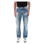 Ocean Blue Slim Denim Jeans Givenchy , Blue , Heren