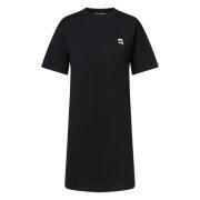 Ikonik 2.0 T-Shirt Jurk Karl Lagerfeld , Black , Dames