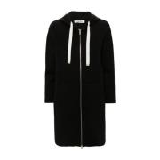 Tijdloze Zwarte Jas met Raglanmouwen Max Mara , Black , Dames