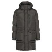 Parka IN Nylon Bright add , Gray , Heren