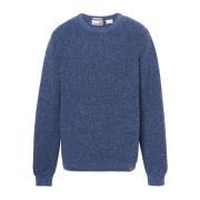 Blauwe Crew Neck Sweater Williams River Timberland , Blue , Heren