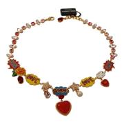 Rozen Hart Ster Ketting Dolce & Gabbana , Yellow , Dames