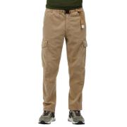 Cargo broek van ribfluweel White Sand , Brown , Heren