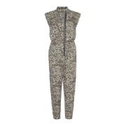 Luipaardprint Jumpsuit Sofie Schnoor , Brown , Dames