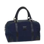 Pre-owned Canvas celine-bags Celine Vintage , Blue , Dames