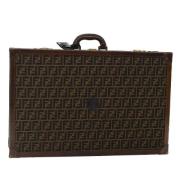 Pre-owned Canvas fendi-bags Fendi Vintage , Brown , Dames