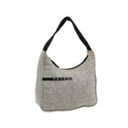 Pre-owned Canvas prada-bags Prada Vintage , Gray , Dames