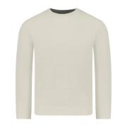 Klassieke Lamswol Crew Neck Trui Woolrich , White , Heren