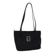 Pre-owned Canvas totes Fendi Vintage , Black , Dames