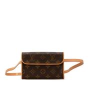 Pre-owned Canvas louis-vuitton-bags Louis Vuitton Vintage , Brown , Da...