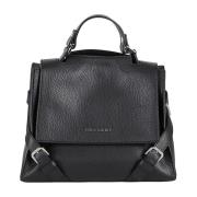 Sveva Sense Leren Tas Orciani , Black , Dames