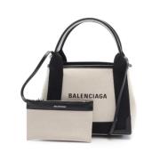 Pre-owned Canvas handbags Balenciaga Vintage , Beige , Dames