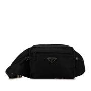 Pre-owned Nylon crossbody-bags Prada Vintage , Black , Dames