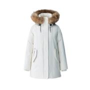 Parka Kinslee Crème Mackage , White , Dames