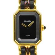 Pre-owned Metal watches Chanel Vintage , Black , Dames