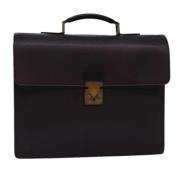 Pre-owned Leather louis-vuitton-bags Louis Vuitton Vintage , Black , D...