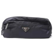 Pre-owned Canvas clutches Prada Vintage , Blue , Dames