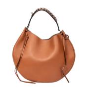 Pre-owned Leather shoulder-bags Loewe Pre-owned , Brown , Dames