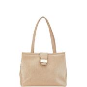 Pre-owned Leather handbags Salvatore Ferragamo Pre-owned , Beige , Dam...