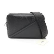 Pre-owned Leather shoulder-bags Fendi Vintage , Black , Dames