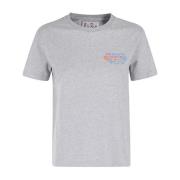 Katoenen Crewneck T-shirt MC2 Saint Barth , Gray , Dames