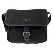 Pre-owned Canvas prada-bags Prada Vintage , Black , Dames