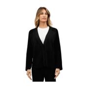 Vest met zakken in klassieke stijl Alpha Studio , Black , Dames