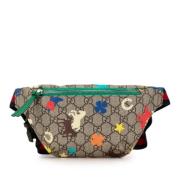 Pre-owned Fabric crossbody-bags Gucci Vintage , Multicolor , Dames