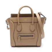 Pre-owned Leather celine-bags Celine Vintage , Brown , Dames