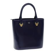 Pre-owned Leather handbags Valentino Vintage , Blue , Dames