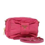 Pre-owned Nylon prada-bags Prada Vintage , Pink , Dames