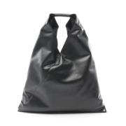 Pre-owned Leather handbags Maison Margiela Pre-owned , Black , Dames