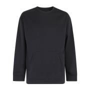 Casual Crew Neck T-shirt Y-3 , Black , Heren