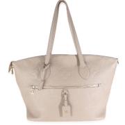 Pre-owned Leather louis-vuitton-bags Louis Vuitton Vintage , White , D...