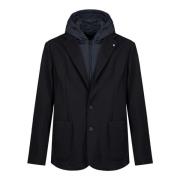 Ultra-licht Comfort Fleece Jas People of Shibuya , Black , Heren