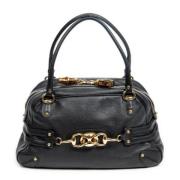 Pre-owned Leather gucci-bags Gucci Vintage , Black , Dames