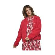 Boxy Jacket Bubbly Rino&Pelle , Red , Dames