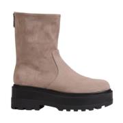 Zip Flatform Schoenen Herfst/Winter Collectie Calvin Klein , Beige , D...