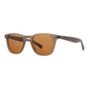 Bruine Zonnebril Brooks X Koffie Garrett Leight , Brown , Unisex